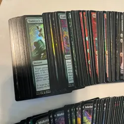 162 MTG Kamigawa Neon Dynasty Card Lot 130 Foils Showcase Eiganjo Exemplar NEO - Image 5