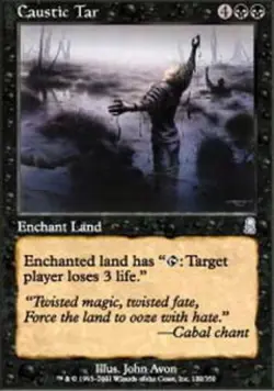 MTG magic cards 1x Caustic Tar - Foil Odyssey NM-Mint, English - Image 1