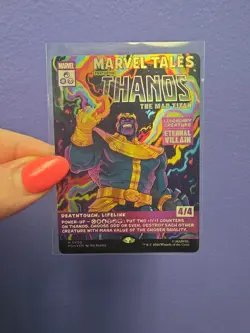 Thanos The Mad Titan #0400 (Borderless) MTG Marvel Super Heroes Foil - Image 1