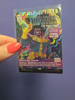 Thanos The Mad Titan #0400 (Borderless) MTG Marvel Super Heroes Foil - Image 2