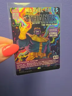 Thanos The Mad Titan #0400 (Borderless) MTG Marvel Super Heroes Foil - Image 4