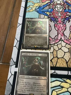 Warhammer 40k Necron Dynasties Commander Deck 160 sleeves + box MTG Complete Set - Image 4