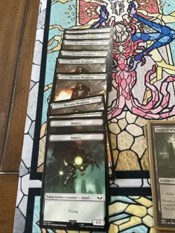 Warhammer 40k Necron Dynasties Commander Deck 160 sleeves + box MTG Complete Set - Image 5