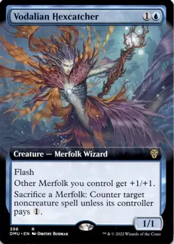 Vodalian Hexcatcher (Extended Art) 398 Dominaria United Magic: The Gathering NM - Image 1