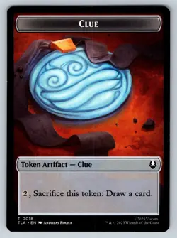 Ally // Clue Double-Sided Token 0007 MTG Magic the Gathering - Image 2