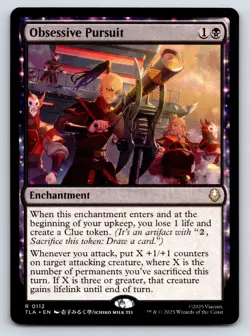 Obsessive Pursuit MTG Magic the Gathering R Avatar: The Last Airbender 112 NM - Image 1