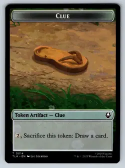Ally // Clue Double-Sided Token 0005 MTG Magic the Gathering - Image 2