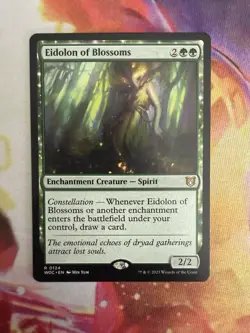 1x Eidolon of Blossoms - Wilds of Eldraine Commander Mtg NM - Image 1