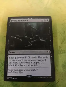 Dread Summons 90 Rare Commander: Aetherdrift Magic: The Gathering Near Mint - Image 1