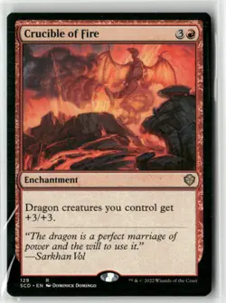 Crucible of Fire 129 R Starter Commander Decks NM Magic: The Gathering - Image 1