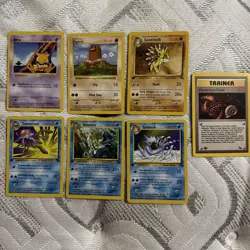 Pokemon TCG 1st Edition &SHADOWLESS LOT (7 Cards) Wizards Of The Coast - Image 1