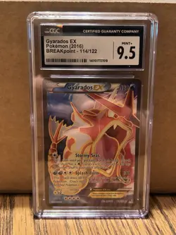 Pokemon TCG Gyarados EX 114/122 EX Breakpoint CGC 9.5 - Image 1