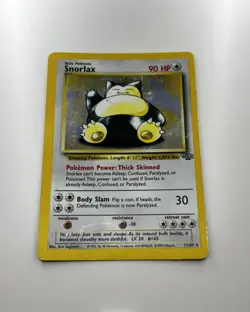 Pokemon TCG Snorlax Jungle 11/64 Holo Unlimited Holo Rare - Image 1