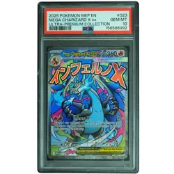 Mega Charizard X ex #023/ME-P Ultra-Premium Holo PSA 10 Pokemon Card*TEW - Image 1