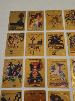 Lot of 55 Gold Foil Pokemon Card Fan Art Cards (All Cards Pictured) Great Cond - Image 2