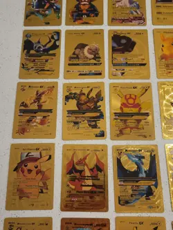 Lot of 55 Gold Foil Pokemon Card Fan Art Cards (All Cards Pictured) Great Cond - Image 5