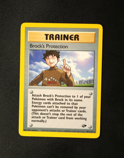 Pokemon Card TCG - Brock's Protection 101/132 - Gym Challenge - Rare - NM ⭐ - Image 1