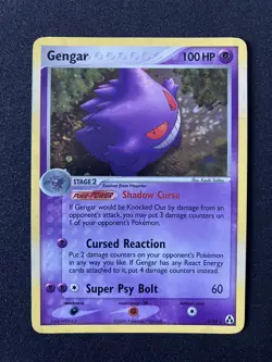 Pokemon Gengar TCG Card 5/92 EX Legend Maker Holo Rare - Image 1