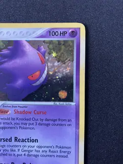 Pokemon Gengar TCG Card 5/92 EX Legend Maker Holo Rare - Image 3