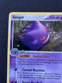 Pokemon Gengar TCG Card 5/92 EX Legend Maker Holo Rare - Image 4