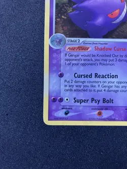 Pokemon Gengar TCG Card 5/92 EX Legend Maker Holo Rare - Image 5