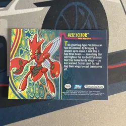 Pokemon Card Vintage 2001 Rare Topps Johto League Champions Scizor #212 - NM - Image 2