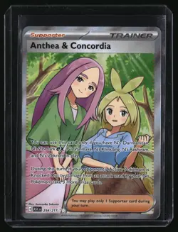 ANTHEA & CONCORDIA 254/217 ULTRA RARE ASCENDED HEROES POKEMON HOLO NEAR MINT - Image 1