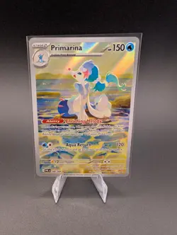 Primarina 088/084 Pitch Black Illustration Rare Pokemon Card NM IR 88 - Image 1