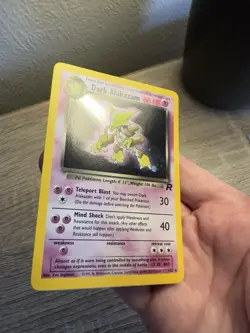 Pokemon Dark Alakazam & Dark Slow Bro Holo Cards LP - Image 3