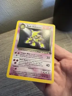 Pokemon Dark Alakazam & Dark Slow Bro Holo Cards LP - Image 4