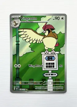 Pokemon TCG Obsidian Flames Illustration Rare Pidgey Pidgeotto Pidgeot Card Set - Image 5