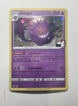 Gengar 085/202 Cosmos Holo Play! Stamp Pokemon Club Promo Card NM Authentic - Image 1