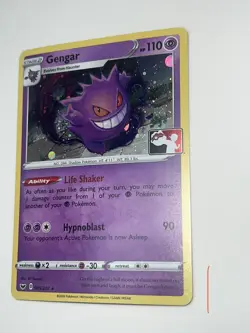 Gengar 085/202 Cosmos Holo Play! Stamp Pokemon Club Promo Card NM Authentic - Image 3