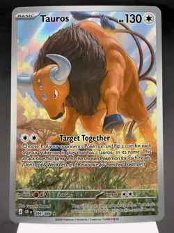 Tauros 096/086 - Illustration Rare - Chaos Rising Pokemon Card MINT - Image 1