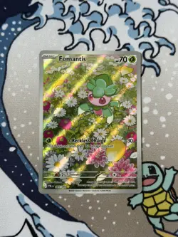Fomantis 085/084 Pokemon TCG Pitch Black Illustration Rare English - NM - Image 1