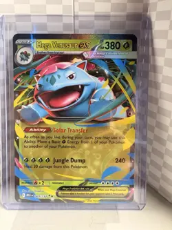 Pokemon TCG Mega Venusaur EX 003/132 Double Rare Mega Evolution NM Condition - Image 1