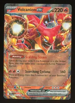 Pokemon Volcanion ex 31/159 Journey Together Double Rare Holo - Image 1