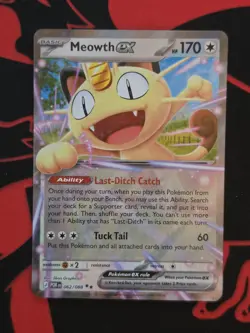 Meowth ex [POR - 062/088] Double Rare ME03: Perfect Order EN NM - Image 1