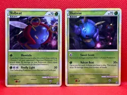 Pokemon Tcg Volbeat 82/102 & Illumise 64/102 Triumphant Non Holo - Image 1