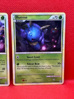 Pokemon Tcg Volbeat 82/102 & Illumise 64/102 Triumphant Non Holo - Image 3