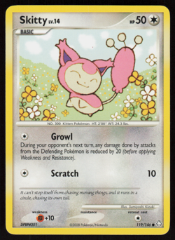 Skitty 119/146 Common Legends Awakened Pokemon LP - Image 1