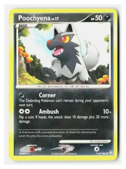 Pokemon TCG Legends Awakened Poochyena 116/146 Common - Image 1