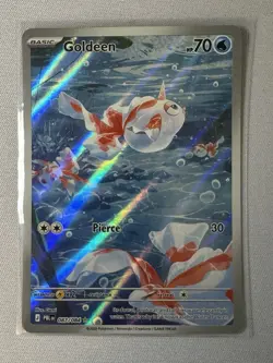 Goldeen 087/084 Pokemon Pitch Black Illustration Rare Holo English TCG 70HP - Image 1