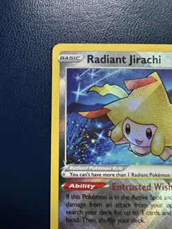 Radiant Jirachi 120/195 Holo - Pokemon Silver Tempest NM - Image 2