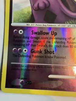 Pokemon Card - Swalot Legends Awakened 72/146 Uncommon Reverse Holo MP - Image 3
