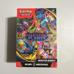 Pokemon TCG Phantasmal Flames Booster Bundle Factory Sealed 6 Packs - Image 1