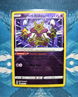 The Pokemon Company Radiant Alakazam 059/195 SWSH12 Holo Radiant Rare 130 HP ENG - Image 1