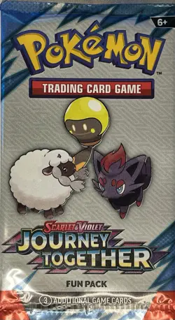 Pokemon Scarlet & Violet Journey Together Fun Booster Pack Factory Sealed - Image 1