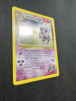 2000 Pokemon TCG Gym Heroes Sabrina’s Gengar 14/132 Holo WOTC Rare - Image 5