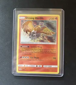 Shining Ho-Oh Pokemon TCG Black Star Promo Holo English 2017 - Image 1